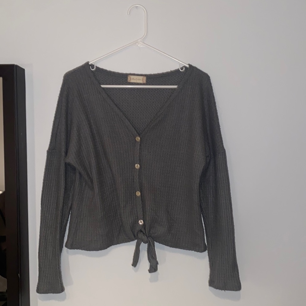 Alterd state olive cardigan